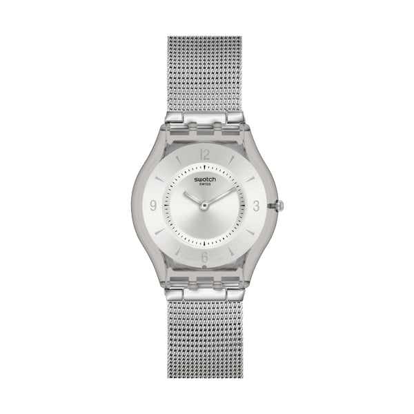 SWATCH METAL KNIT SS08M100M Armbanduhr 34 mm