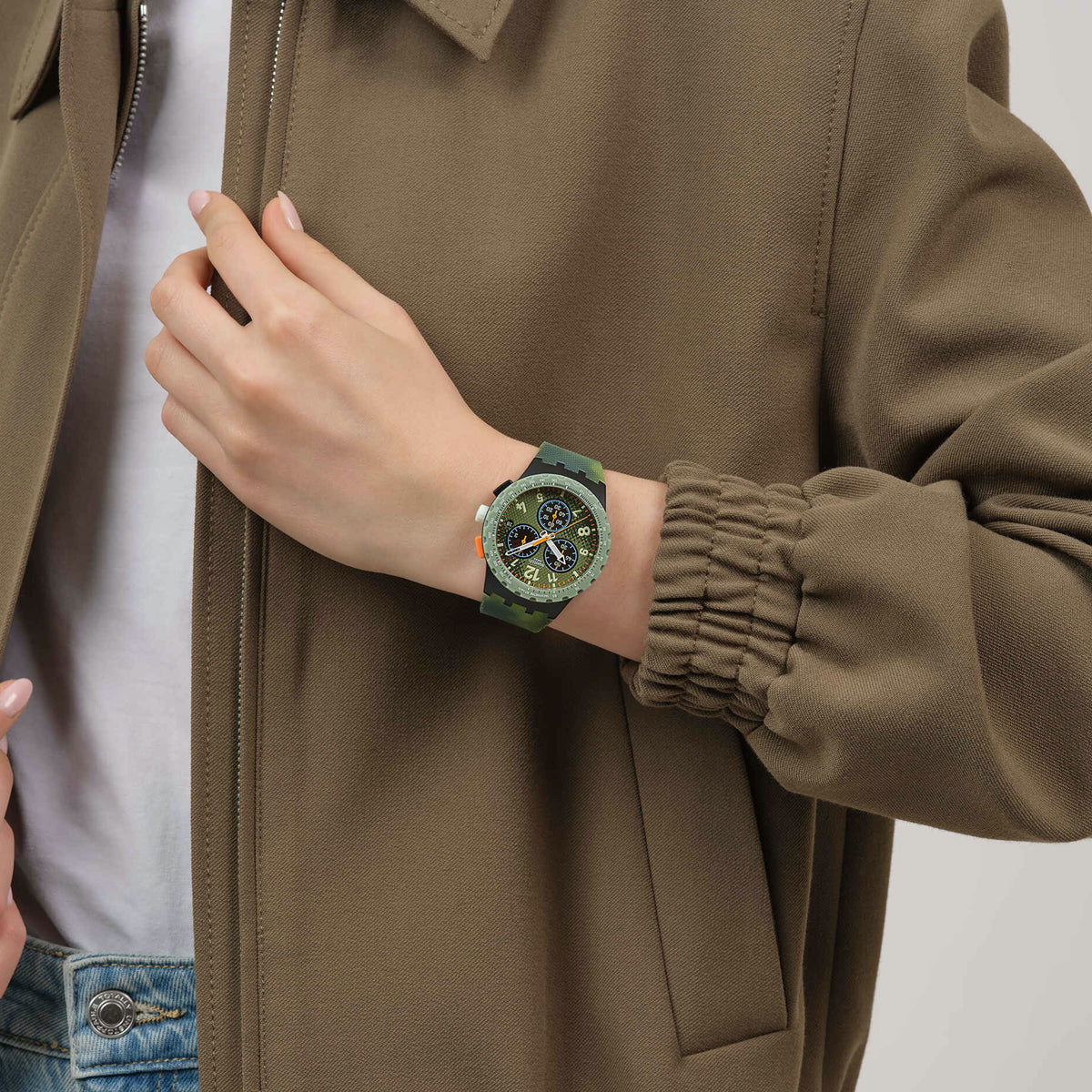 SWATCH MIDDAY CAMO SUSB423 Armbanduhr ansicht-5