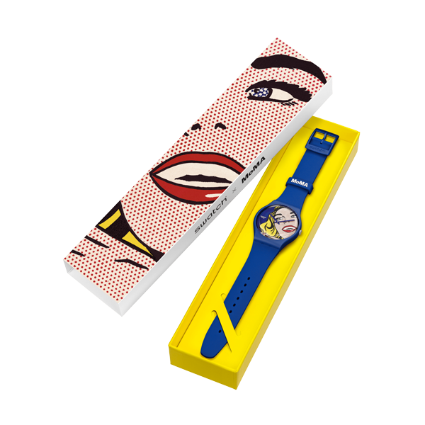 SWATCH Mod. GIRL BY ROY LICHTENSTEIN, THE WATCH SUOZ352 Armbanduhr 41 mm ansicht-4