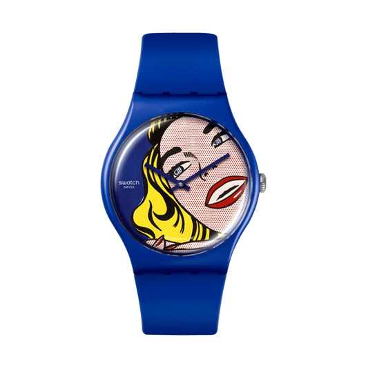 SWATCH Mod. GIRL BY ROY LICHTENSTEIN, THE WATCH SUOZ352 Armbanduhr 41 mm