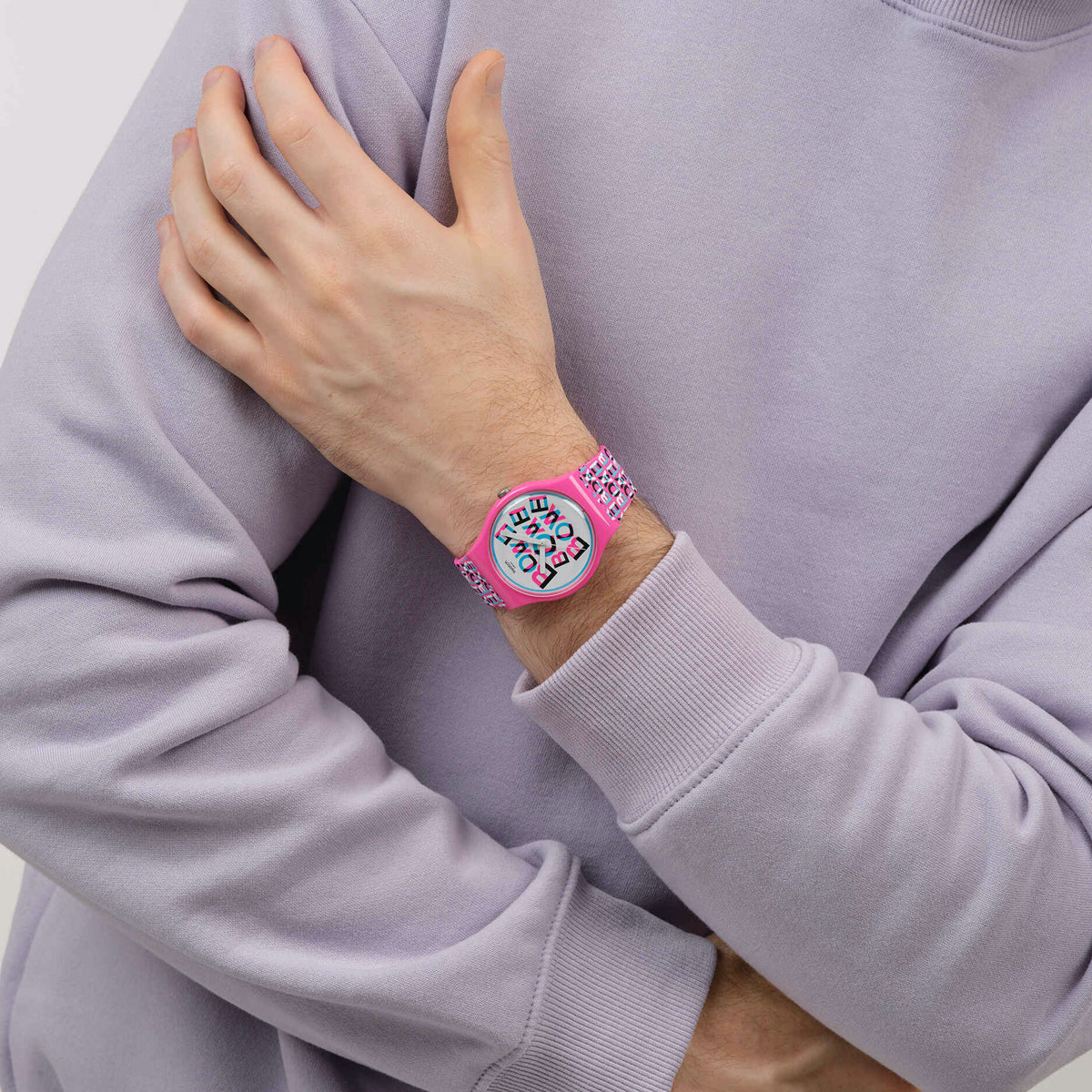 SWATCH Mod. LOVE & BLAH SO29Z156 Armbanduhr ansicht-5