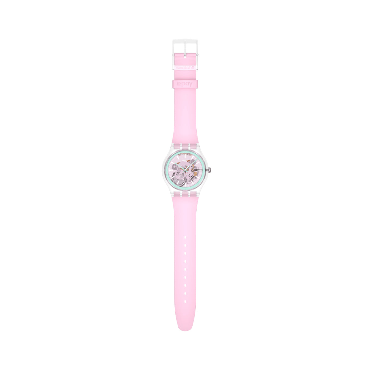 SWATCH Mod. PERFECTLY PINK PAY! SO29K121-6000 Armbanduhr Rosa ansicht-2