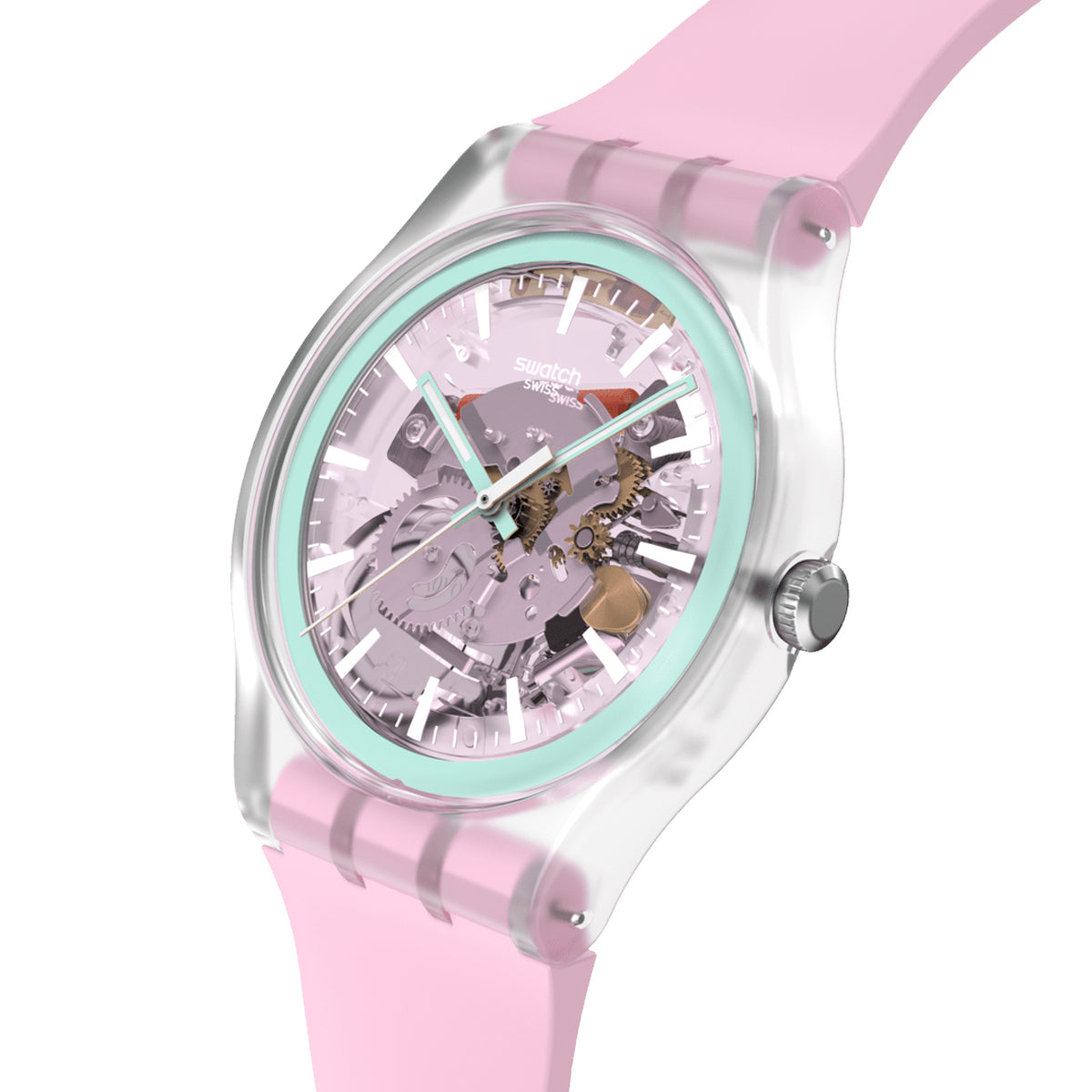 SWATCH Mod. PERFECTLY PINK PAY! SO29K121-6000 Armbanduhr Rosa ansicht-3