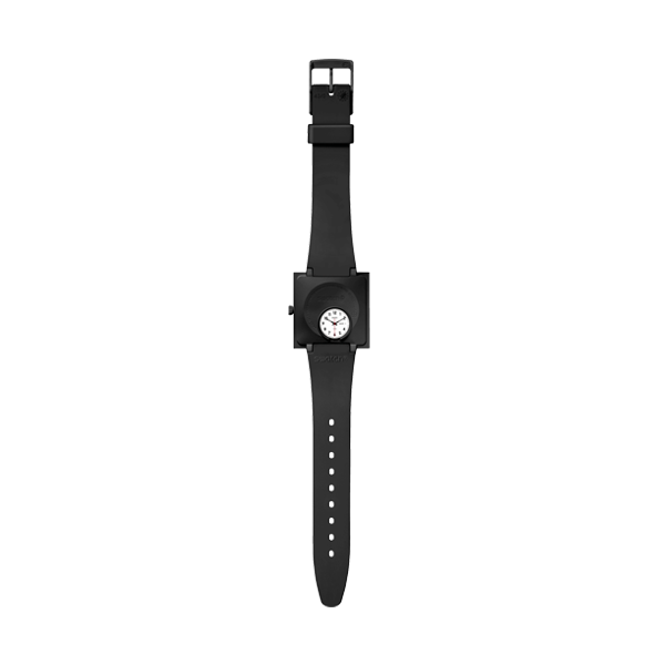 SWATCH Mod. WHAT IF…BLACK? SO34B700 Armbanduhr 42 mm Schwarz ansicht-3