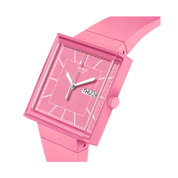 SWATCH Mod. WHAT IF…ROSE? SO34P700 Armbanduhr ansicht-3