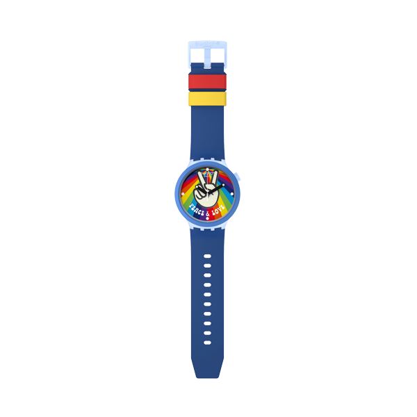 SWATCH PEACE HAND LOVE SB03N105 Armbanduhr 47 mm ansicht-4