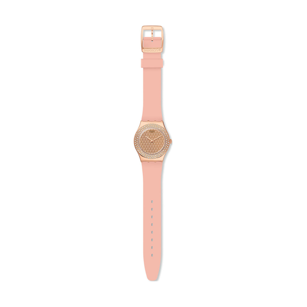 SWATCH PINK CONFUSION YLG140 Armbanduhr 33 mm Rosa ansicht-2