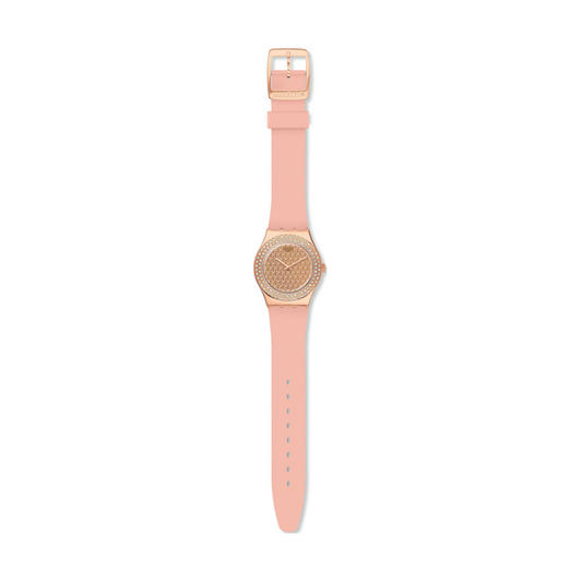 SWATCH PINK CONFUSION YLG140 Armbanduhr 33 mm Rosa ansicht-2