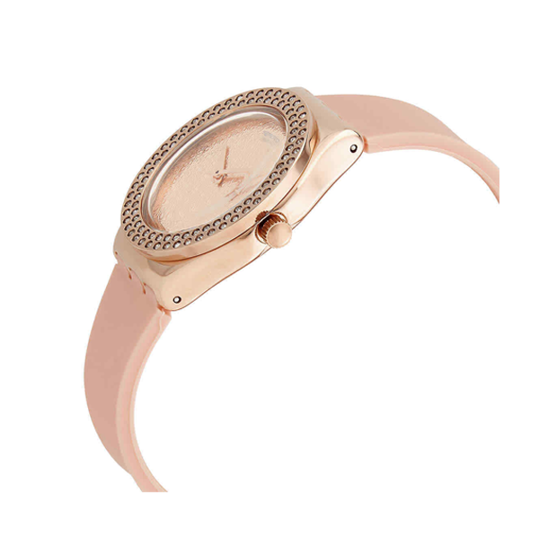 SWATCH PINK CONFUSION YLG140 Armbanduhr 33 mm Rosa ansicht-3