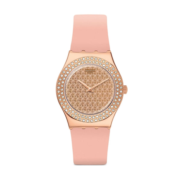 SWATCH PINK CONFUSION YLG140 Armbanduhr 33 mm Rosa