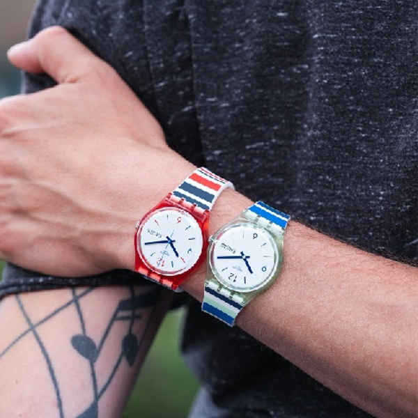SWATCH SEA BARCODE GR712 Day & Date - Armbanduhr 34 mm ansicht-5