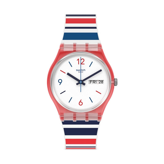 SWATCH SEA BARCODE GR712 Day & Date - Armbanduhr 34 mm