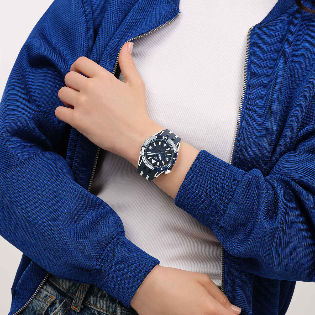 SWATCH SEA WASP SSCU09N100 Armbanduhr – Seitenansicht
