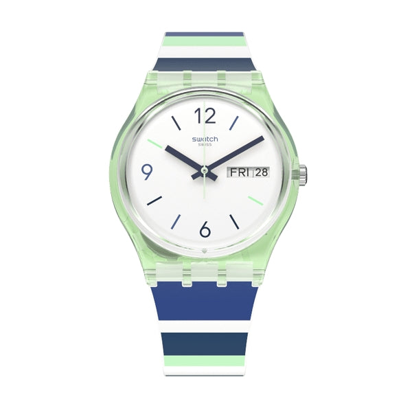SWATCH SKY ZEBRA GG711 Day & Date - Armbanduhr 34 mm