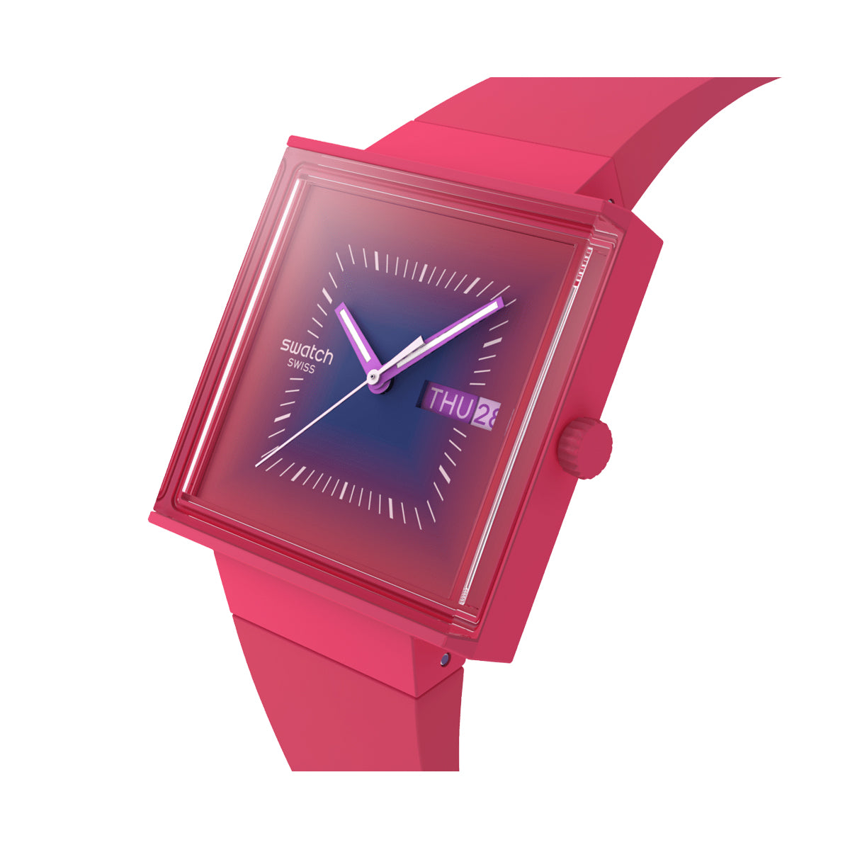 SWATCH SQUARELY BERRY SO34R700 Armbanduhr ansicht-3