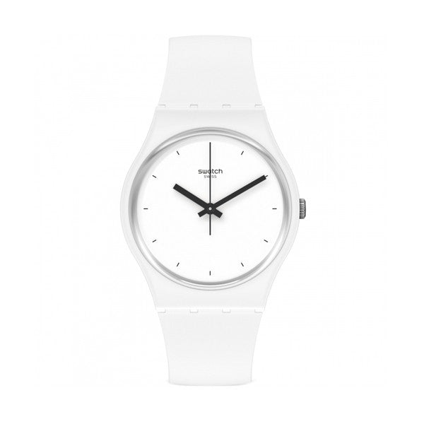 SWATCH THINK TIME WHITE SO31W100 Armbanduhr Weiss