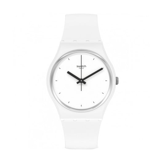 SWATCH THINK TIME WHITE SO31W100 Armbanduhr Weiss