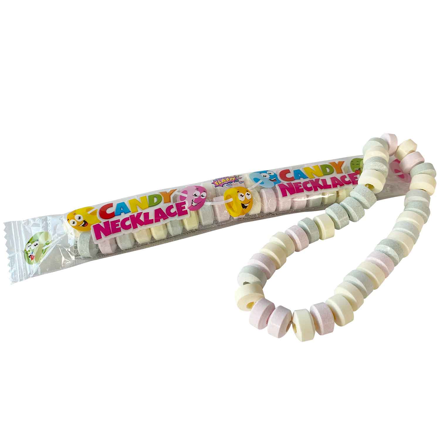 Sweet Flash Candy Necklace 17g Hartkaramelle – Produktansicht