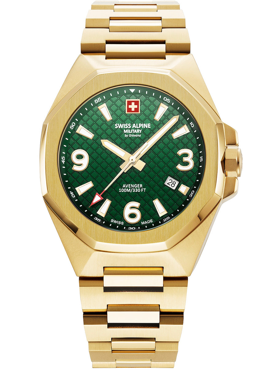 SWISS ALPINE MILITARY 7005-1114 Analoguhr Armbanduhr 38 mm