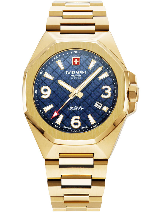 SWISS ALPINE MILITARY 7005-1115 Analoguhr Armbanduhr 38 mm