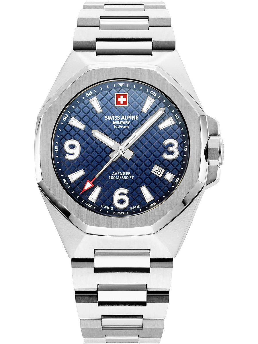 SWISS ALPINE MILITARY 7005-1135 Analoguhr Armbanduhr 46 mm
