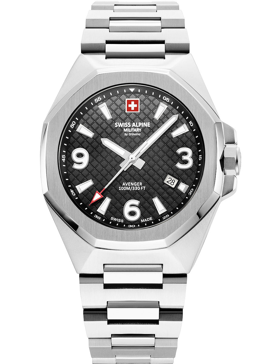 SWISS ALPINE MILITARY 7005-1137 Analoguhr Armbanduhr 38 mm