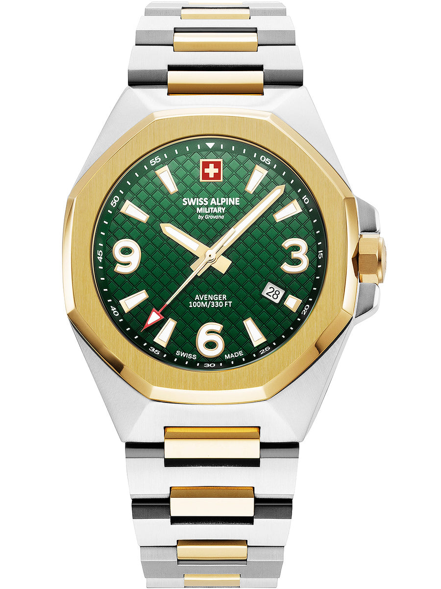 SWISS ALPINE MILITARY 7005-1144 Analoguhr Armbanduhr 38 mm