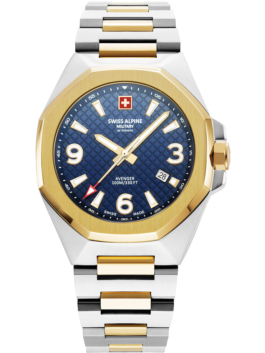 SWISS ALPINE MILITARY 7005-1145 Analoguhr Armbanduhr 38 mm