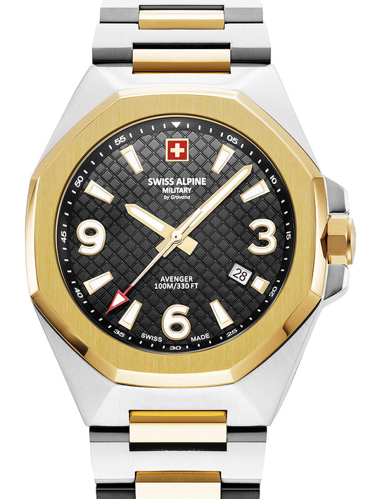 SWISS ALPINE MILITARY 7005-1147 Analoguhr Armbanduhr 38 mm