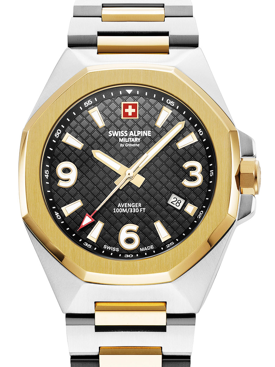 SWISS ALPINE MILITARY 7005-1147 Analoguhr Armbanduhr 38 mm