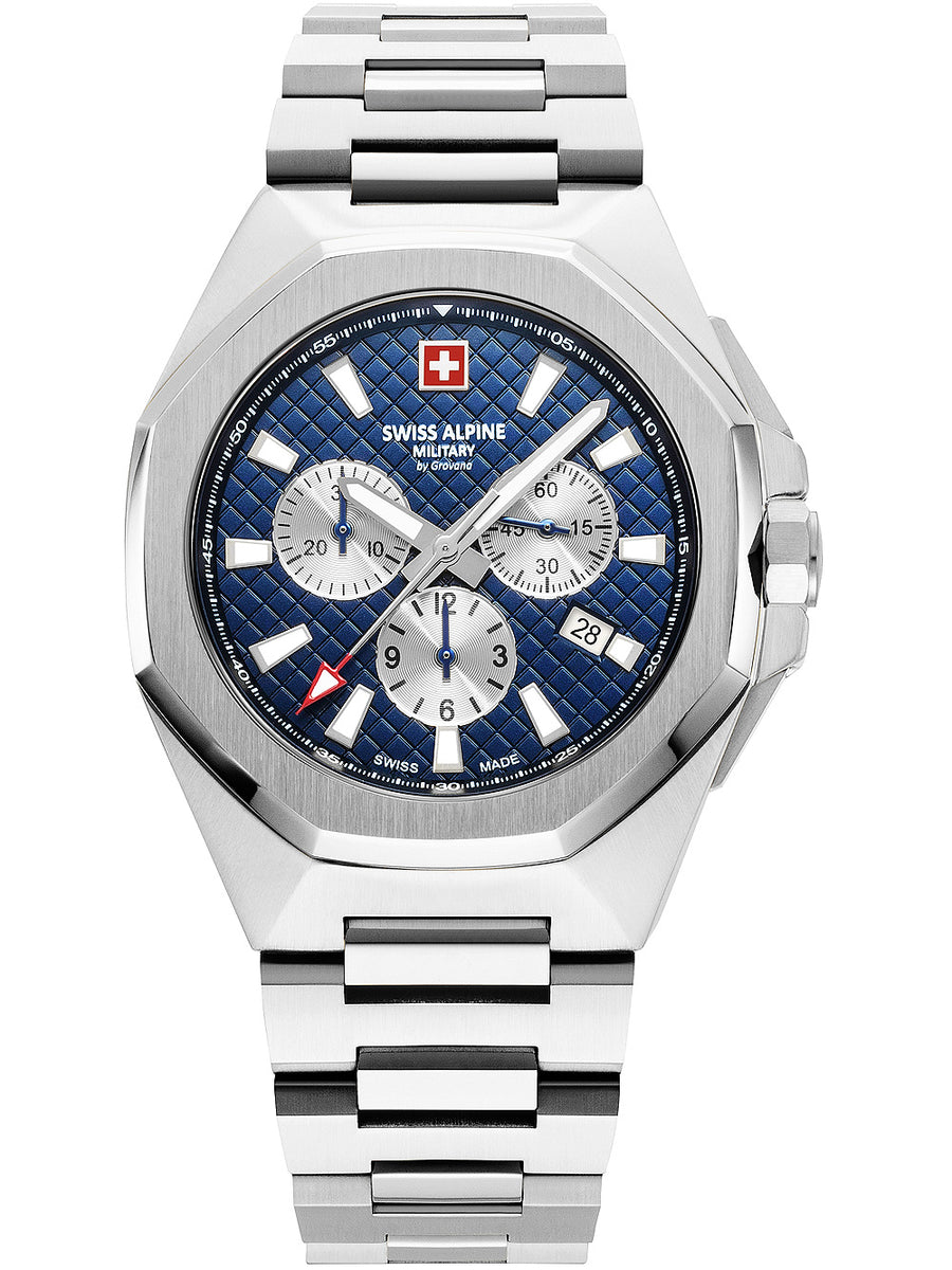 SWISS ALPINE MILITARY 7005-9135 Chronograph Armbanduhr 38 mm