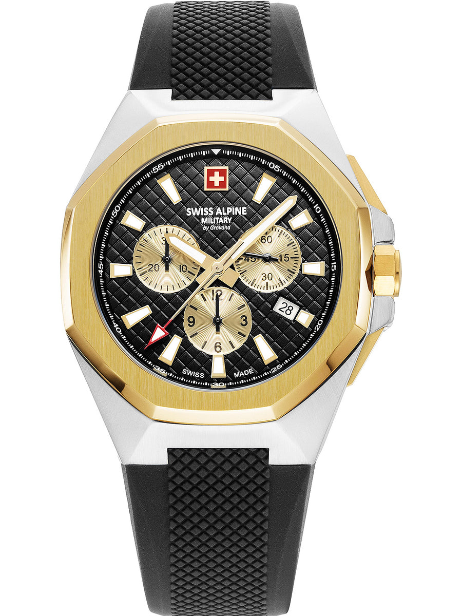 SWISS ALPINE MILITARY 7005-9847 Chronograph Armbanduhr 38 mm