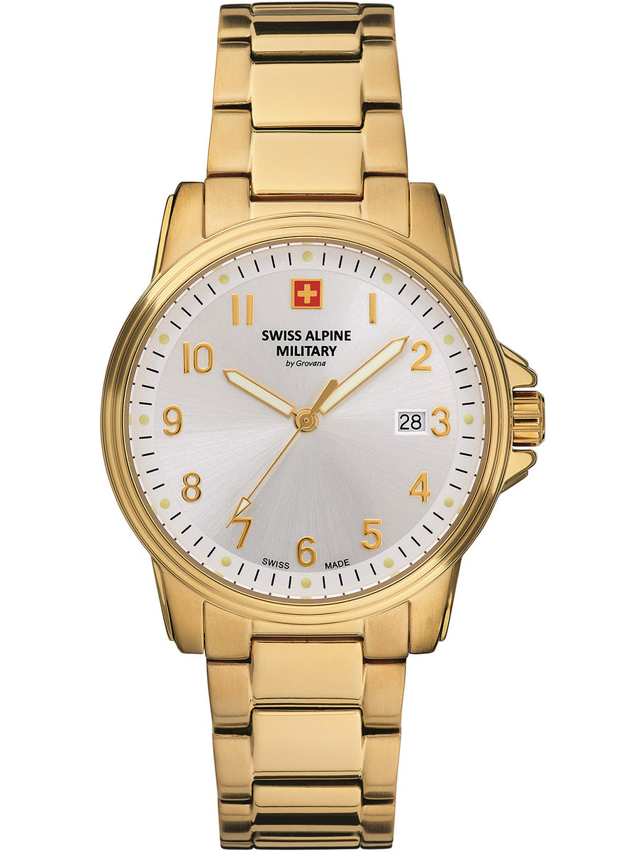 SWISS ALPINE MILITARY 7011-1112 Analoguhr Armbanduhr 46 mm