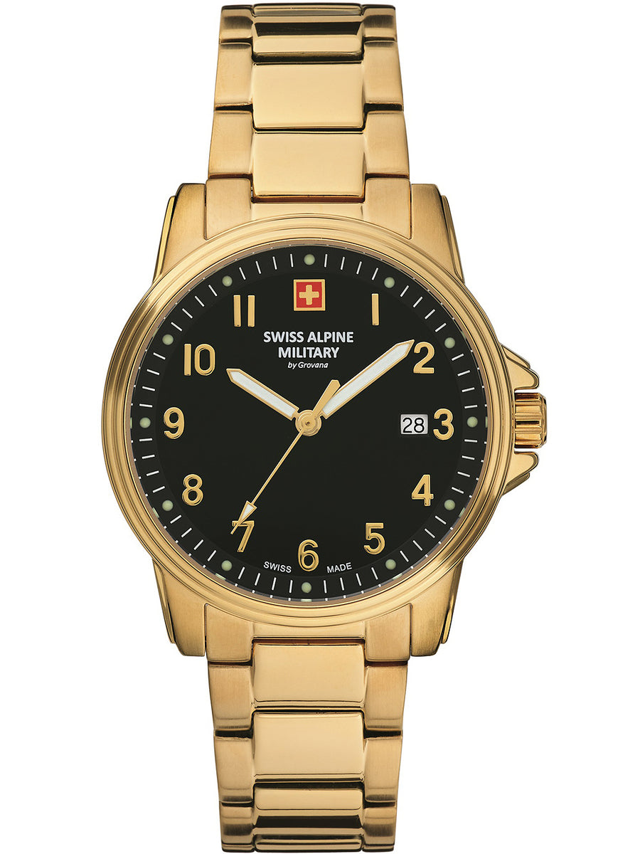 SWISS ALPINE MILITARY 7011-1117 Analoguhr Armbanduhr 46 mm