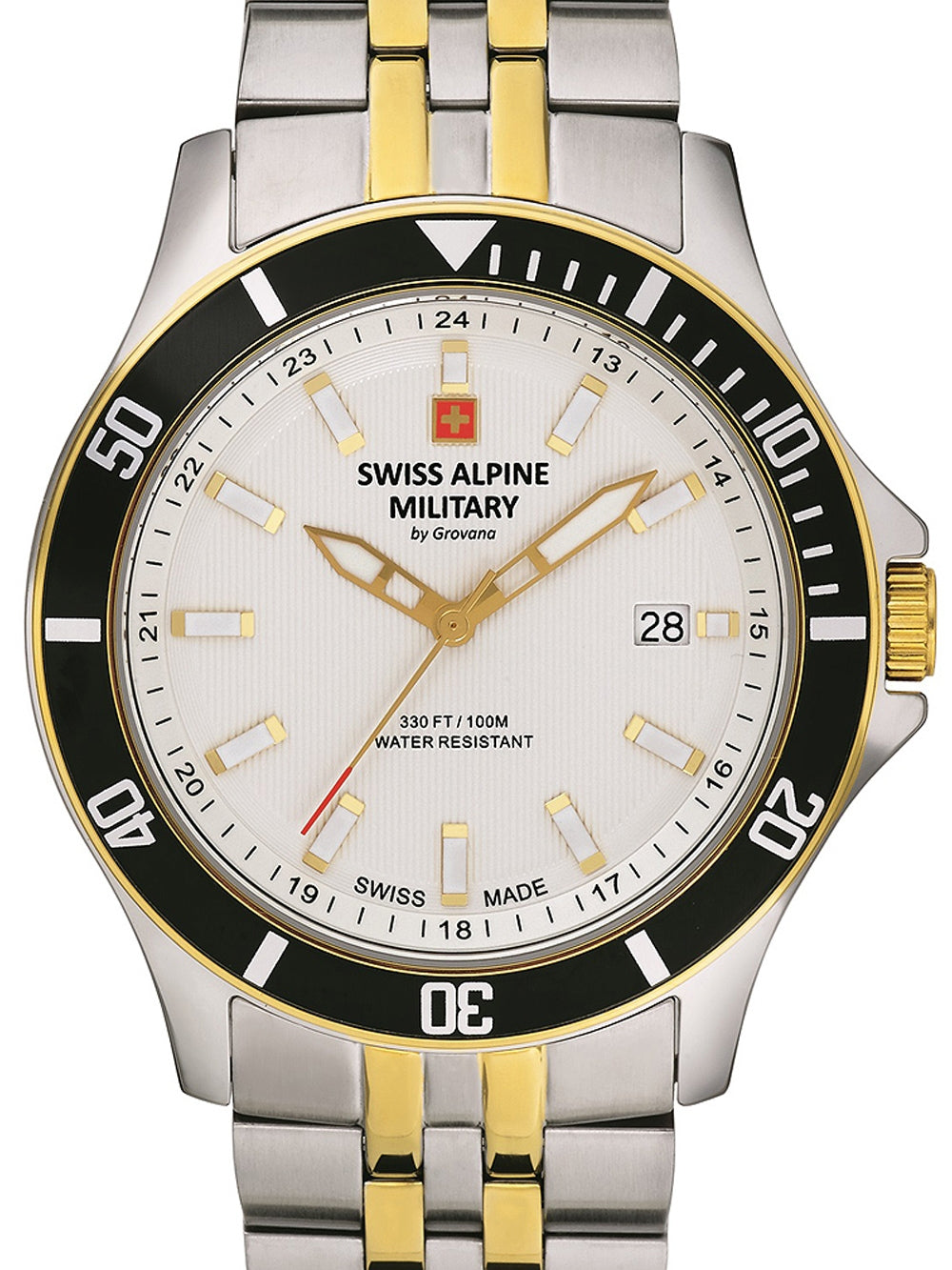 SWISS ALPINE MILITARY 7022-1142 Analoguhr Armbanduhr 46 mm ansicht-3