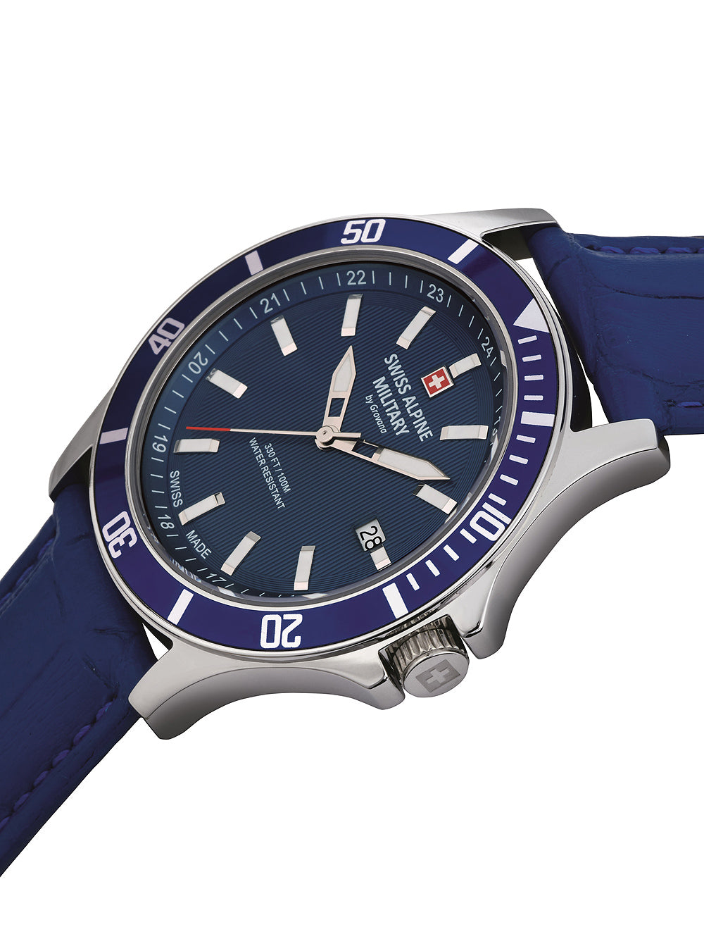 SWISS ALPINE MILITARY 7022-1535 Analoguhr Armbanduhr 46 mm ansicht-2