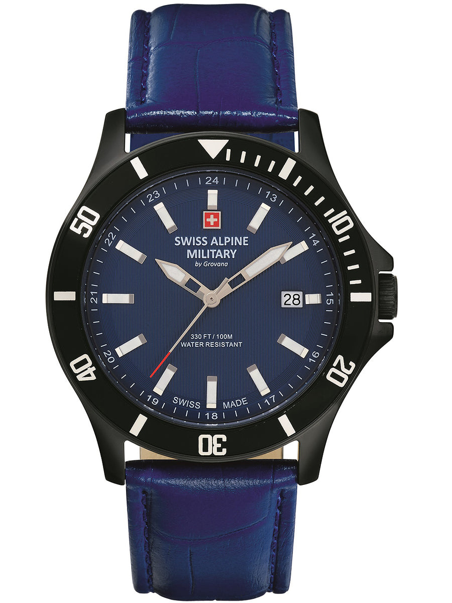 SWISS ALPINE MILITARY 7022-1575 Analoguhr Armbanduhr 46 mm