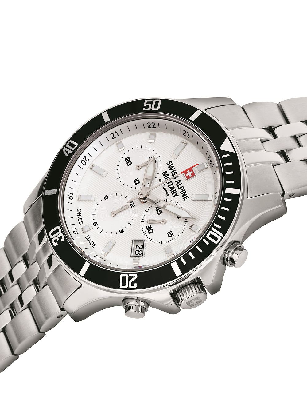 SWISS ALPINE MILITARY 7022-9132 Chronograph Armbanduhr 46 mm ansicht-2