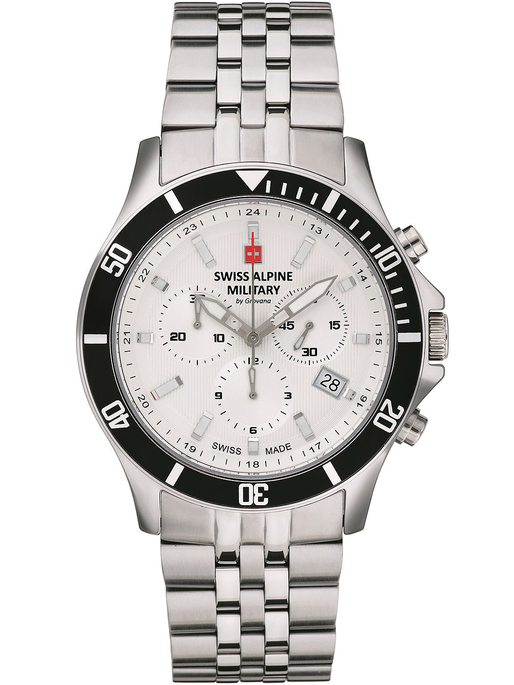 SWISS ALPINE MILITARY 7022-9132 Chronograph Armbanduhr 46 mm