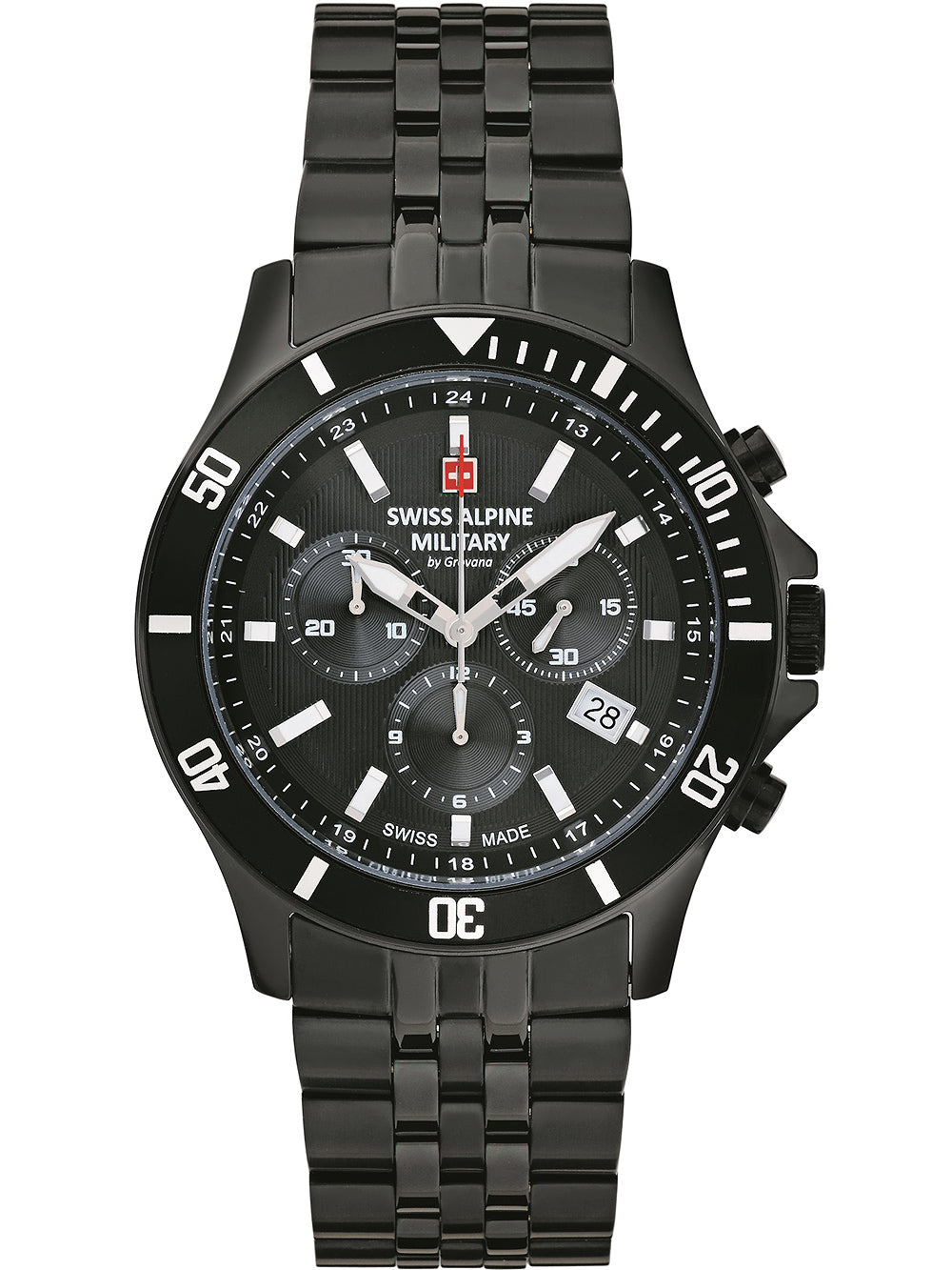 SWISS ALPINE MILITARY 7022-9177 Chronograph Armbanduhr 46 mm