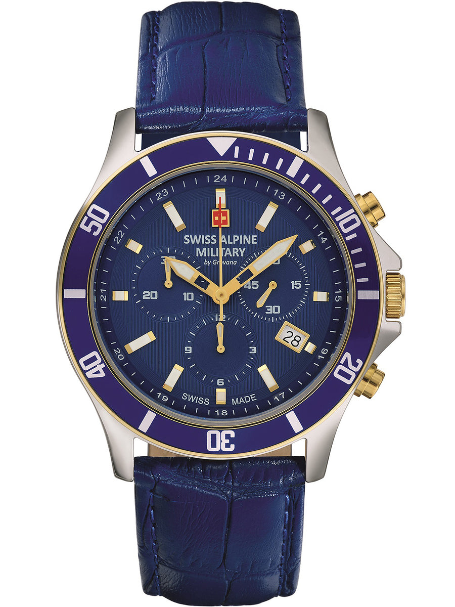 SWISS ALPINE MILITARY 7022-9545 Chronograph Armbanduhr 46 mm