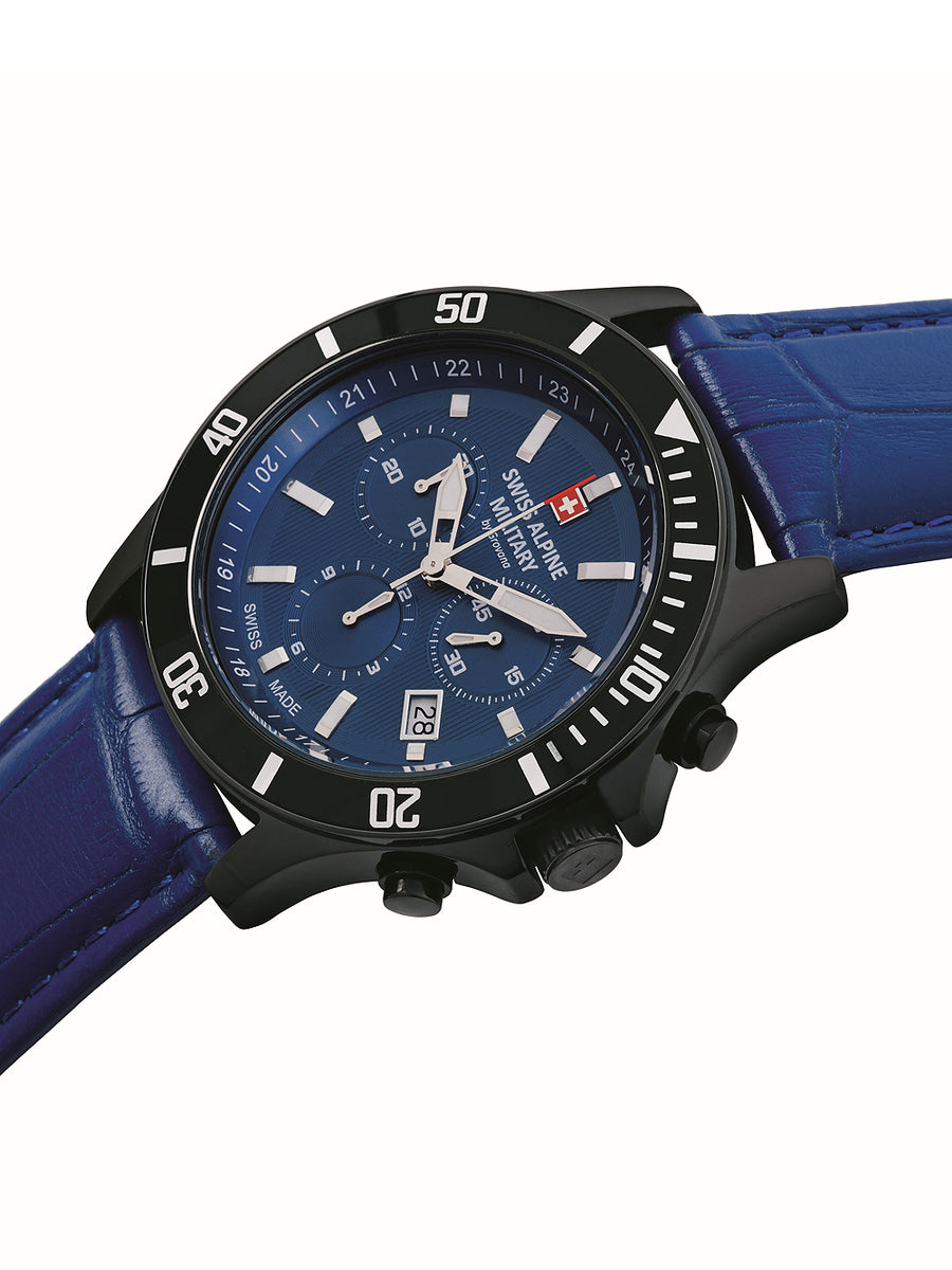 SWISS ALPINE MILITARY 7022-9575 Chronograph Armbanduhr 46 mm ansicht-2
