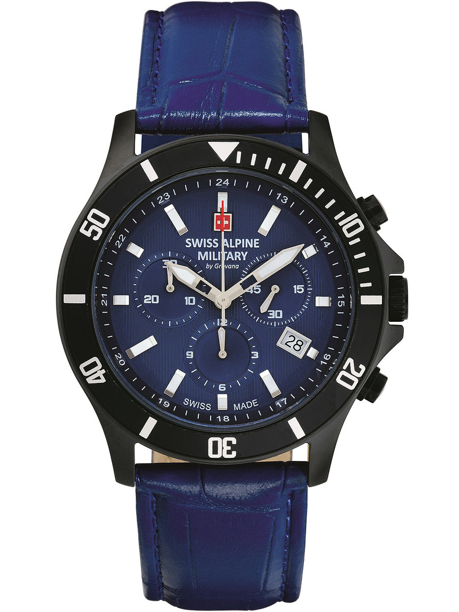 SWISS ALPINE MILITARY 7022-9575 Chronograph Armbanduhr 46 mm