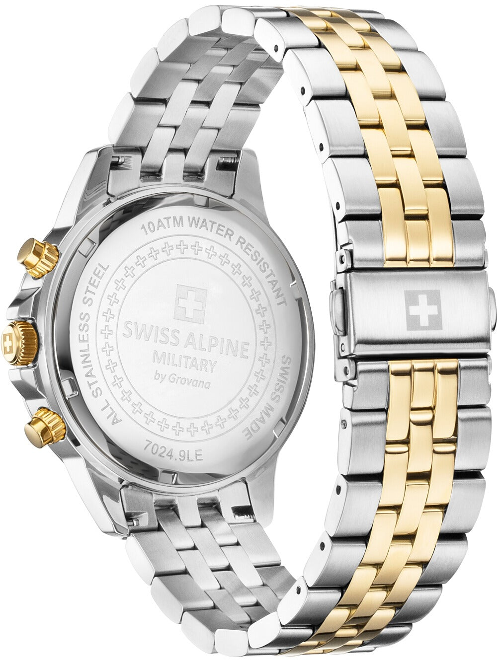 SWISS ALPINE MILITARY 7024-9144 Chronograph Armbanduhr 38 mm ansicht-2