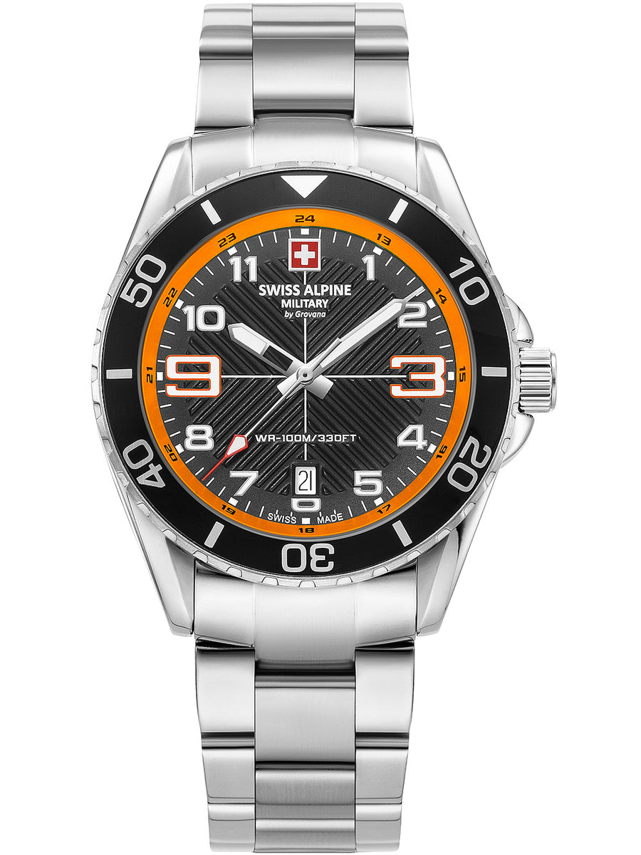 SWISS ALPINE MILITARY 7029-1139 Analoguhr Armbanduhr 38 mm
