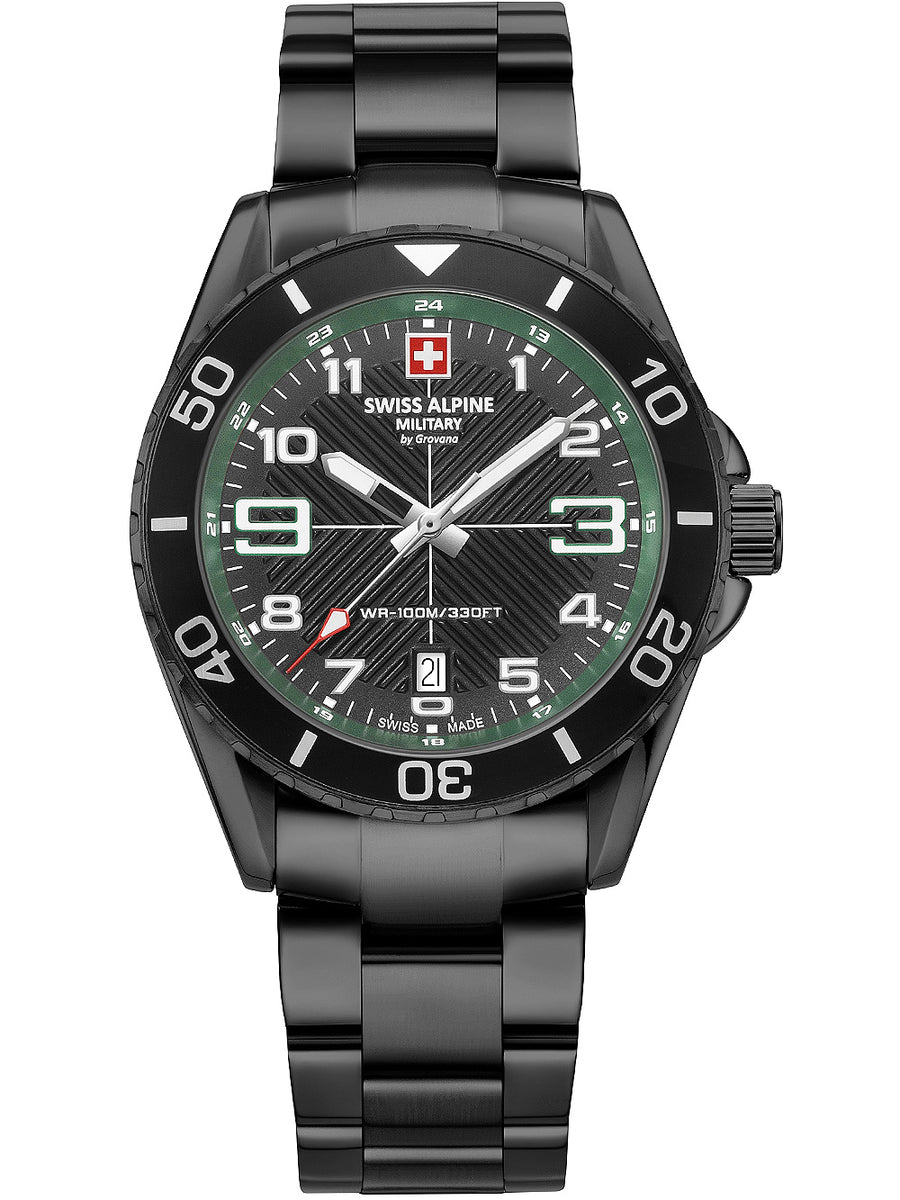 SWISS ALPINE MILITARY 7029-1174 Analoguhr Armbanduhr 38 mm