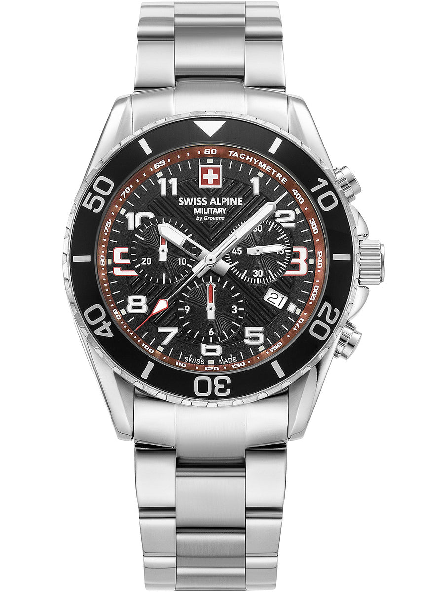 SWISS ALPINE MILITARY 7029-9136 Chronograph Armbanduhr 38 mm