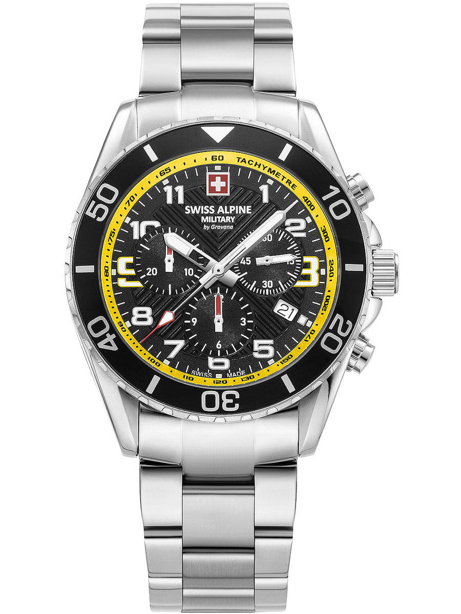 SWISS ALPINE MILITARY 7029-9138 Chronograph Armbanduhr 38 mm