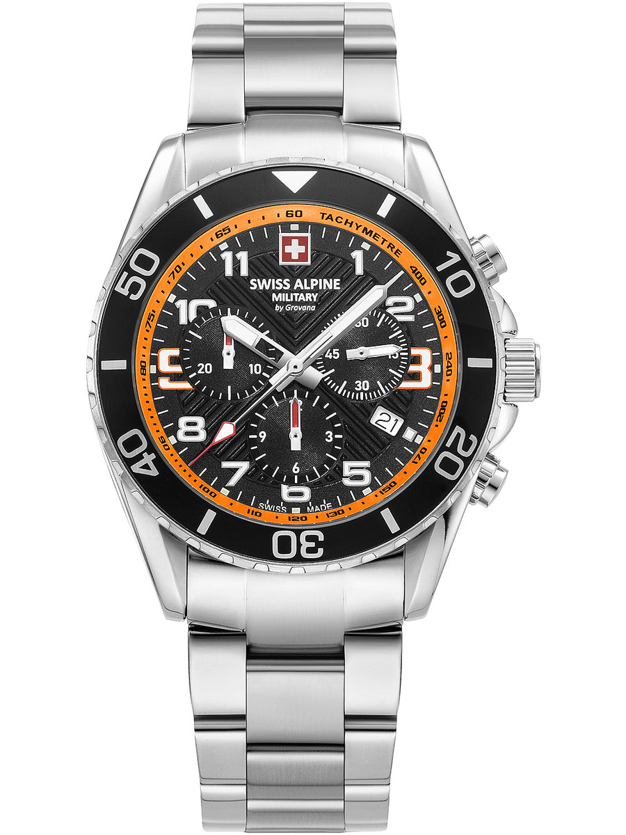 SWISS ALPINE MILITARY 7029-9139 Chronograph Armbanduhr 38 mm