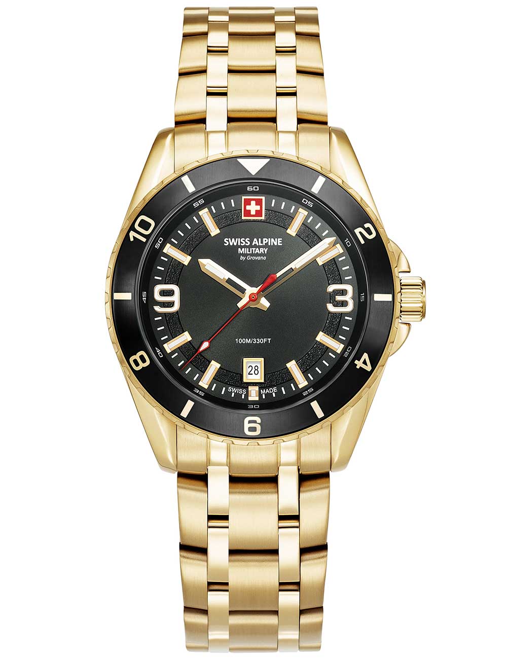 SWISS ALPINE MILITARY 7034-1117 Analoguhr Armbanduhr 38 mm